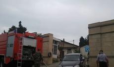 Son dəqiqə: Yasamal qəbiristanlığı yanır