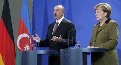 Merkel Azərbaycan prezidenti ilə Dağlıq Qarabağ münaqişəsini müzakirə edəcək
