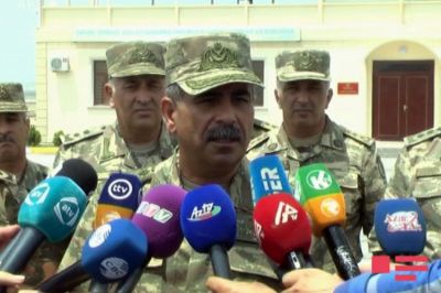Zakir Həsənov: "Bütün təlimlər döyüş şəraitinə uyğun keçirilir"