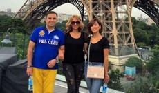 Paris-Azərbaycan Evinin rəhbəri şou göstərməkdədir - FOTO