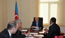 Kəmaləddin Heydərov  Biləsuvarda vətəndaşları qəbul edib