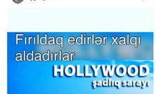 Aygün Kazımova “Hollywood” şadlıq sarayını fırıldaqçılıqda ittiham etdi