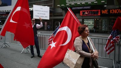 ABŞ-da erməni yalanına qarşı aksiya