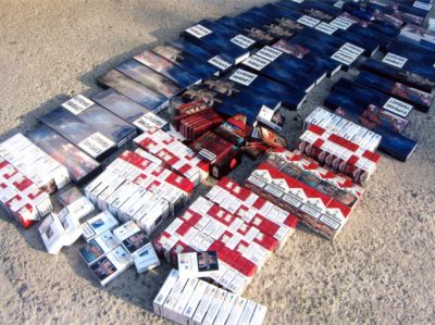 YDM avtomobilindən külli miqdarda siqaret aşkarlayıb
