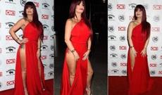 Müğənni alt paltarı geyinmədən tədbirə qatıldı