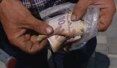 Pulları çılçıraqda gizlətdi, hamısı yandı... - VİDEO