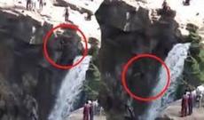 Şəkil çəkdirmək üçün şəlaləyə dırmaşdı, yıxılaraq həyatını itirdi - VİDEO