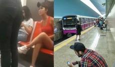 Metroda qalmaqala səbəb olan şortikli qız axtarılır