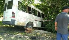 Qaxda mikroavtobus "KamAZ"la toqquşub, ölənlər var