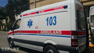 Abşeronda hasar orta yaşlı kişinin üstünə aşıb