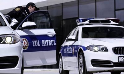 Bakıda qayda pozan yol polisi cəzalandırıldı - VİDEO