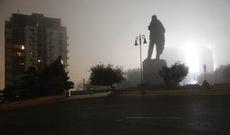 Bakı şəhərinin üzərini su buxarı bürüyüb