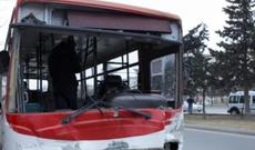 Sərnişinlərlə dolu avtobus qəzaya uğradı