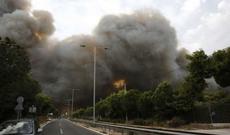 Yunanıstanda güclü yanğınlar tuğyan edir