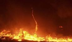 Britaniyada alovlu tornado göründü - VİDEO