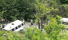 Gürcüstanda ağır qəza: 9 azərbaycanlı...