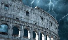 Güclü yağış və dolu Romada həyatı iflic edib-video