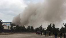 Bakıda elektrik stansiyası yanır