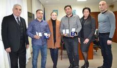 Ukraynada bir ailəni xilas edən azərbaycanlı qardaşlara mükafat verildi