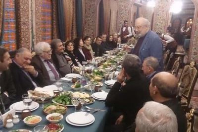 Şok: İbrahimbəyov Bakıda: verdiyi qonaqlığa kimlər gəldi? - Foto