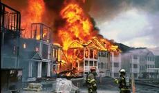 Qaradağ rayonunda yanğın olub