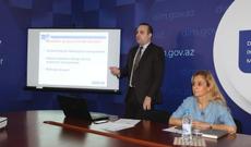 “Dövlət qulluğu vəzifələrinin tutulması məqsədilə müsahibənin keçirilmə qaydaları” mövzusunda təlim təşkil edilib