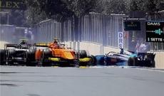 Formula 2 üzrə yarışda ard-arda üç qəza baş verdi