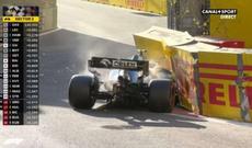 Formula 1 sıralama turunda ağır qəza