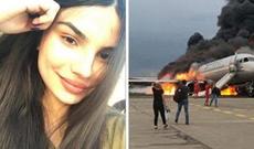 Azərbaycanlı qız möcüzə nəticəsində yanan təyyarədə ölümdən qurtuldu