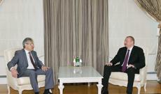 Azərbaycan Prezidenti İlham Əliyev Rusiya Elmlər Akademiyasının prezidentini qəbul edib