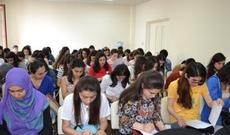 AQTİ-də təcrübə keçən tələbələr imtahan veriblər