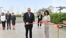 Prezident İlham Əliyev əsaslı şəkildə təmir və bərpa olunan “Yanardağ” qoruğunun açılışında iştirak edib