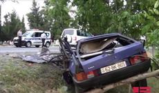 Hacıqabulda avtomobil qəzası baş verib: Xəsarət alan var